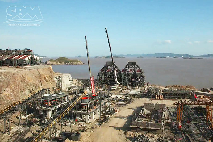 浙江時產(chǎn)1500-1800噸凝灰?guī)r破碎生產(chǎn)線
